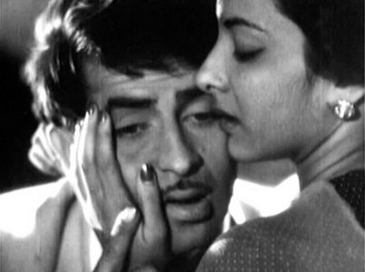 Nargis and Raj Kapoor in Awaara (1951)