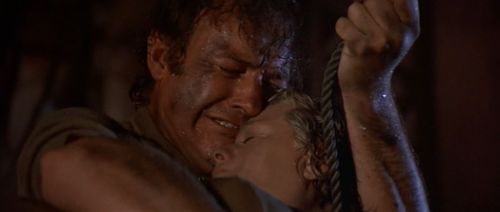 Gene Hackman and Shelley Winters in The Poseidon Adventure (1972)