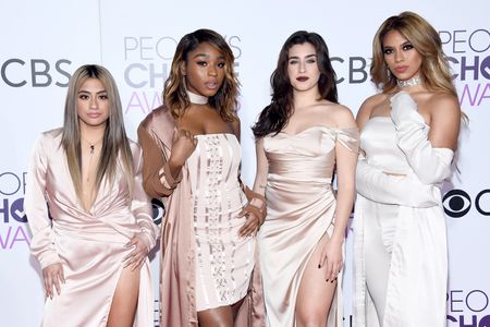 Normani, Ally Brooke, Dinah Jane, Lauren Jauregui, and Fifth Harmony at an event for The 43rd Annual People's Choice Awa