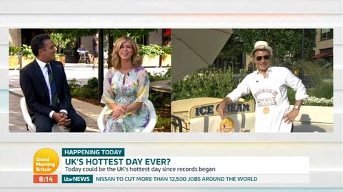 Kate Garraway, Richard Arnold, and Adil Ray in Good Morning Britain: Episode dated 25 July 2019 (2019)