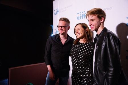 Nathan Adloff, Molly Shannon and Tim Boardman at the world premiere of MILES at the Seattle International Film Festival.