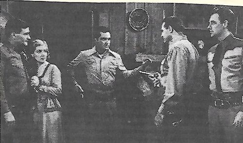 Ray Corrigan, Riley Hill, John 'Dusty' King, Nell O'Day, and Max Terhune in Arizona Stage Coach (1942)