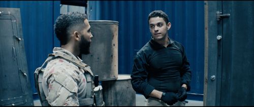 Neil Brown Jr. and Lucca De Oliveira in SEAL Team (2017)