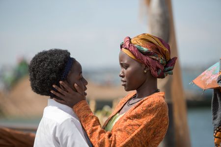 Lupita Nyong'o and Madina Nalwanga in Queen of Katwe (2016)