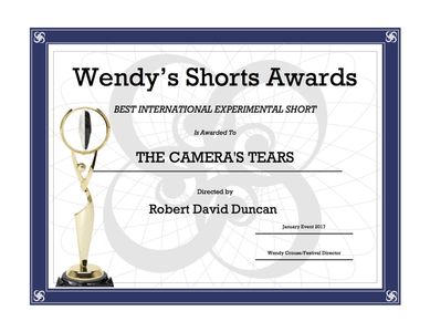 Best International Experimental Short Award for the Robert David Duncan film 