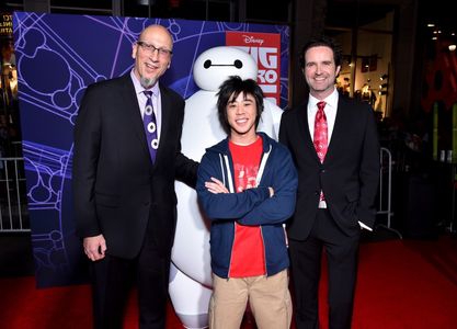 Robert L. Baird and Roy Conli at an event for Big Hero 6 (2014)