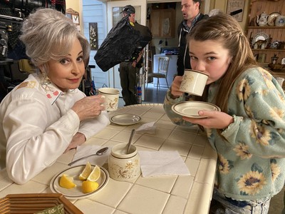 Annie Potts and Raegan Revord in Young Sheldon (2017)