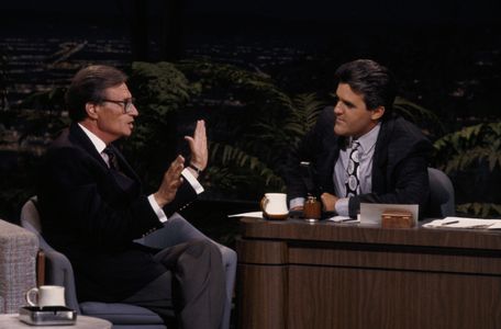 Larry King and Jay Leno at an event for The Tonight Show Starring Jimmy Fallon (2014)