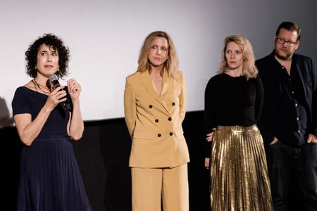 Sol Bondy, Jennifer Fox, Laura Rister, and Reka Posta at an event for The Tale (2018)