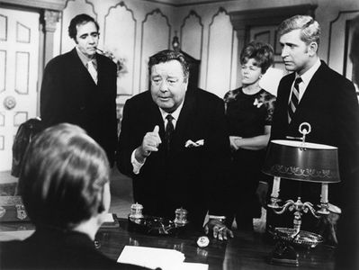 Jackie Gleason, Ted Bessell, and Michael Constantine in Don't Drink the Water (1969)