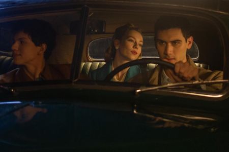 Alejandro Speitzer, Ester Expósito, and Isaac Hernández in Someone Has to Die (2020)
