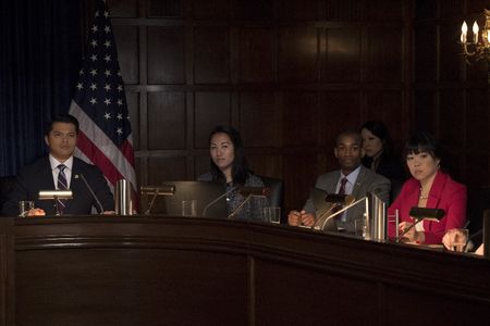 Grace Lynn Kung and Vincent Rodriguez III in Designated Survivor (2016)