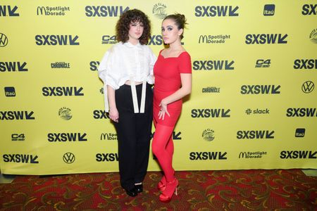 Rachel Sennott and Emma Seligman at an event for Bottoms (2023)