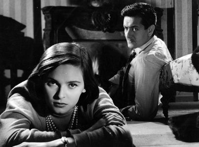 Lucia Bosè and Alberto Closas in Death of a Cyclist (1955)