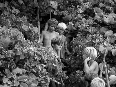 James Aubrey, Tom Chapin, Roger Elwin, and Tom Gaman in Lord of the Flies (1963)
