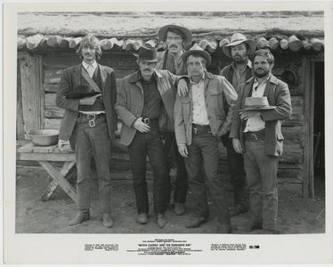 Paul Newman, Robert Redford, Ted Cassidy, Charles Dierkop, Dave Dunlop, and Timothy Scott in Butch Cassidy and the Sunda
