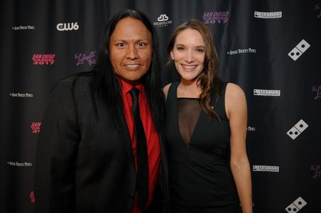 Kelsey Fordham and Arthur RedCloud at an event for San Diego Film Awards (2017)