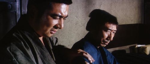 Shintarô Katsu and Norihei Miki in Zatoichi's Revenge (1965)