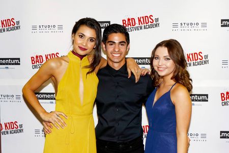 Sophia Ali, Samantha Hanratty, and Matthew Frias at an event for Bad Kids of Crestview Academy (2017)