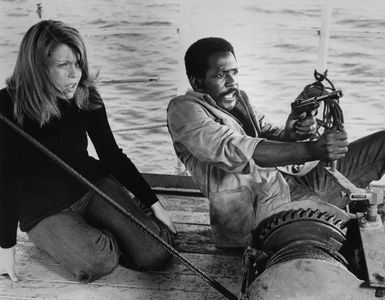Neda Arneric and Richard Roundtree in Shaft in Africa (1973)