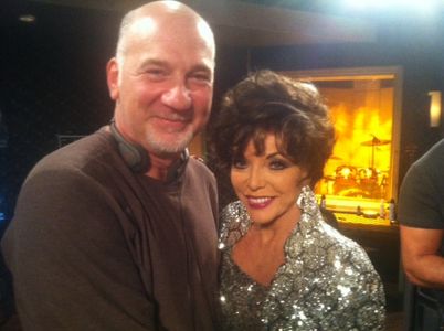 Joan Collins and Rob Schiller