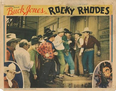Stanley Fields, Buck Jones, Bud Osborne, Bill Patton, Jack Rockwell, and Lee Shumway in Rocky Rhodes (1934)
