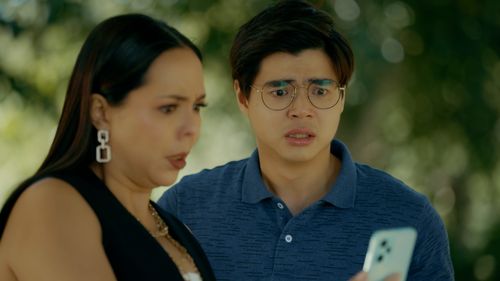 Alma Concepcion and Paul Salas in The Write One (2023)