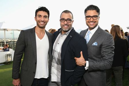 Actors Justin Baldoni, Anthony Mendez, and Jaime Camil attend TheWrap's 2nd annual Emmy party at The London Hotel on Jun