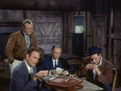 Lane Bradford, Peter Brocco, Paul Burke, and Ed Hinton in Adventures of Superman (1952)