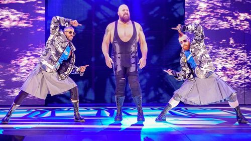 Paul Wight, Claudio Castagnoli, and Stephen Farrelly in WWE Survivor Series (2018)
