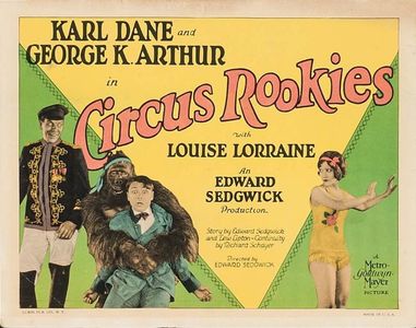 George K. Arthur, Karl Dane, Fred Humes, and Louise Lorraine in Circus Rookies (1928)