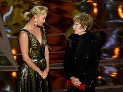Charlize Theron and Shirley MacLaine at an event for The Oscars (2017)