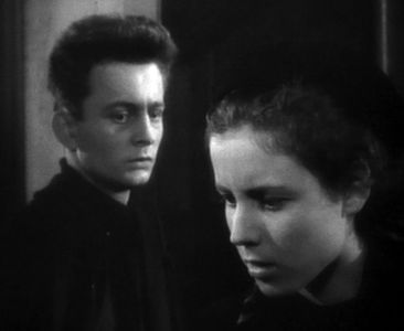 Nicole Ladmiral and Claude Laydu in Diary of a Country Priest (1951)