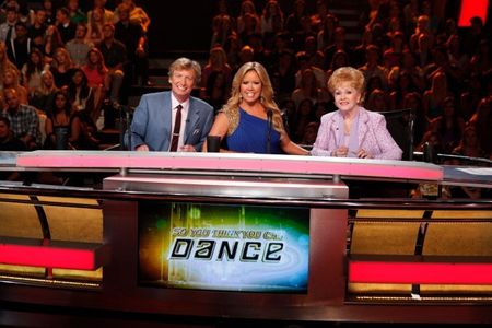 Debbie Reynolds, Nigel Lythgoe, and Mary Murphy in So You Think You Can Dance (2005)