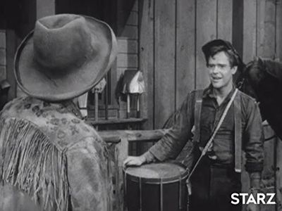 Jack Grinnage and George Mitchell in Gunsmoke (1955)