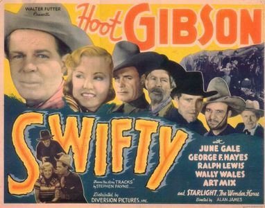 June Gale, Hoot Gibson, George 'Gabby' Hayes, Bob Kortman, Ralph Lewis, Art Mix, and Hal Taliaferro in Swifty (1935)