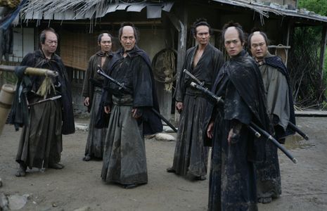 Arata Furuta, Tsuyoshi Ihara, Yûma Ishigaki, Seiji Rokkaku, Sôsuke Takaoka, and Kôji Yakusho in 13 Assassins (2010)