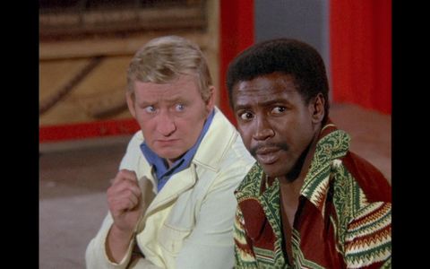 Louis Gossett Jr. and Dave Madden in The Partridge Family (1970)