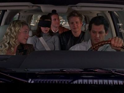 Alexis Bledel, Matt Czuchry, Alan Loayza, Katherine Bailess, and Tanc Sade in Gilmore Girls (2000)
