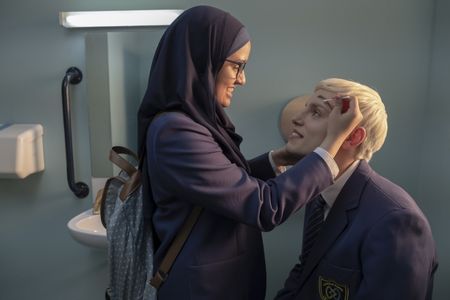 Max Harwood and Lauren Patel in Everybody's Talking About Jamie (2021)