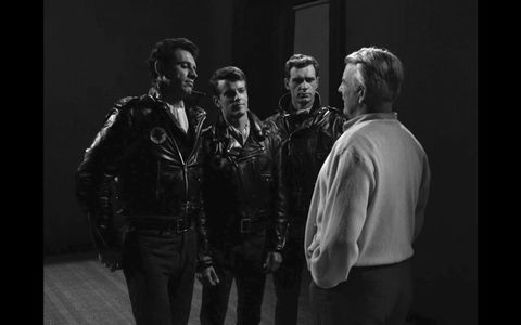 Michael Forest, Lee Kinsolving, Denver Pyle, and Tom Gilleran in The Twilight Zone (1959)