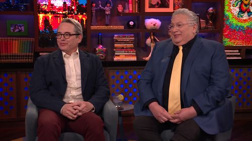 Matthew Broderick and Harvey Fierstein in Watch What Happens Live with Andy Cohen: Matthew Broderick & Harvey Fierstein 