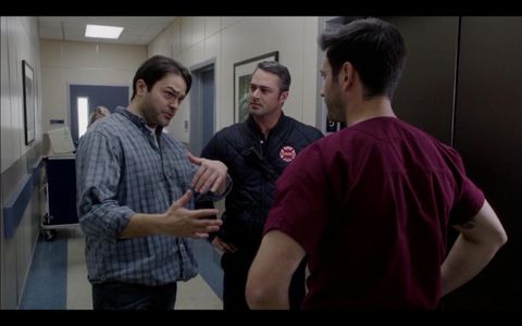 David Folsom, Taylor Kinney, and Colin Donnell in Chicago Fire, 