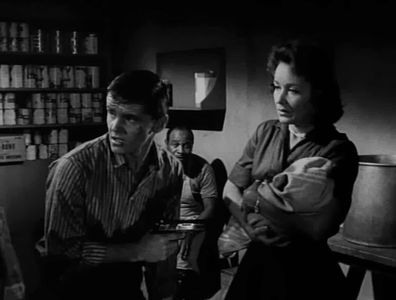 Jack Nicholson, Barbara Knudson, and Smoki Whitfield in The Cry Baby Killer (1958)