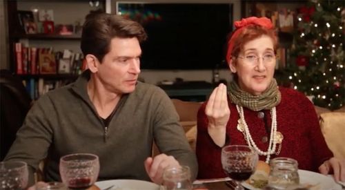Family Dinner. Role: Mother and wife who reveals too much information.