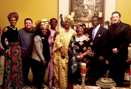 We hosted a private party with Madam President Joyce Banda, only the second woman to ever become a President of an Afric