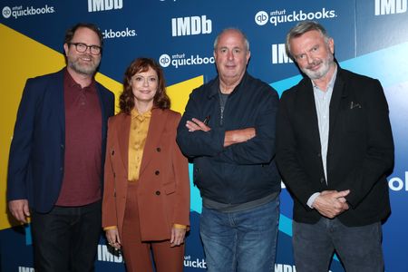 Susan Sarandon, Sam Neill, Roger Michell, and Rainn Wilson at an event for Blackbird (2019)