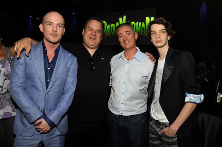 Sam Fell, Jeff Garlin, and Chris Butler at an event for ParaNorman (2012)