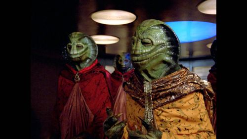 John Durbin and James McElroy in Star Trek: The Next Generation (1987)
