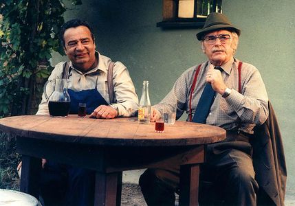 Vladimír Mensík and Jirí Sovák in Young Wine (1986)